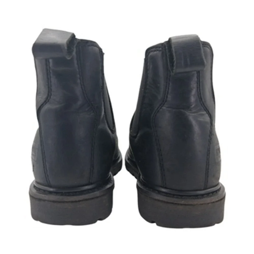 WORX By Red Wing Shoes Boots Mens Size 8.5 Wide Black Leather Chelsea Work EH